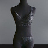 Fancy Lace Wireless Pushup Bra