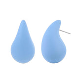 blue water drop studs for girl