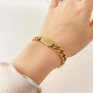 gold plated bracelet