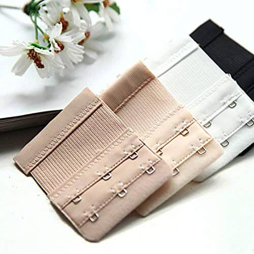 Two Rows Three Hooks Elastic Bra Extender