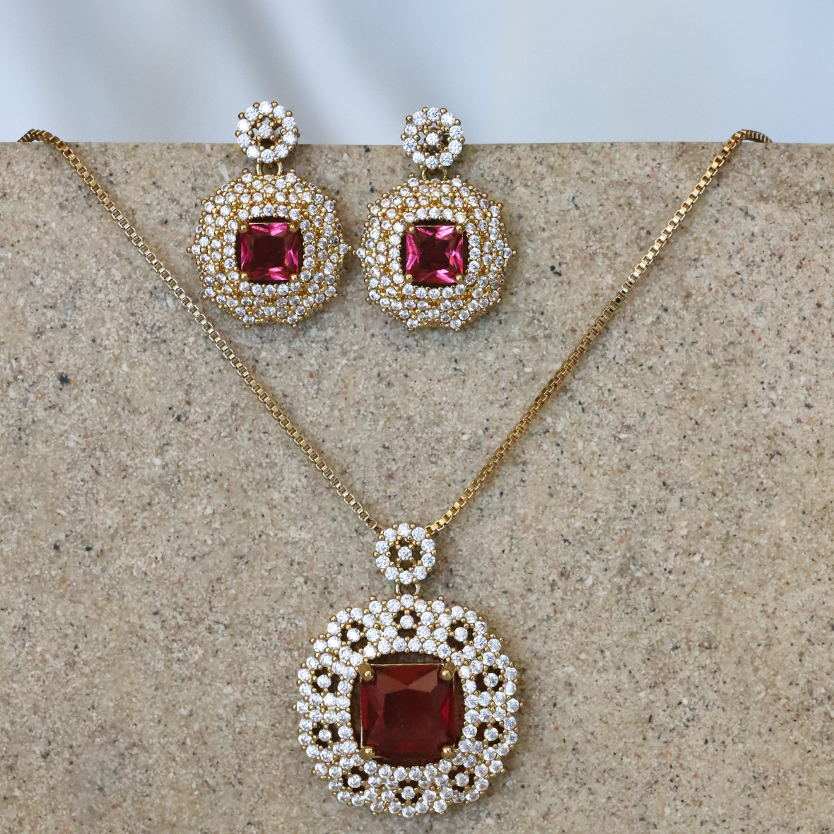 Luminus Grace Gold Plated Set