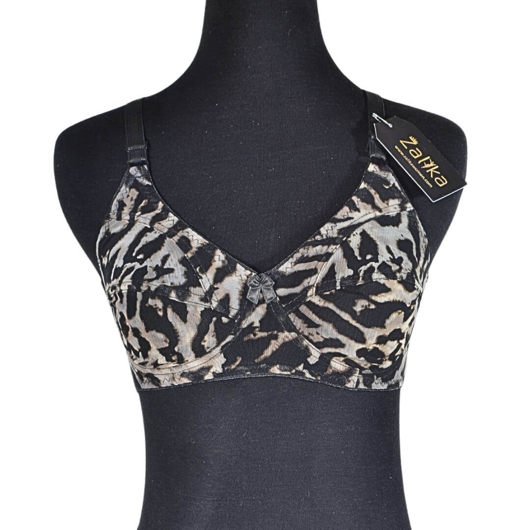 Gray Full net non padded Bra high quality