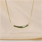 Gold Plated Geometric Necklace
