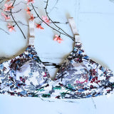 Ice silk Non padded Bra style 3