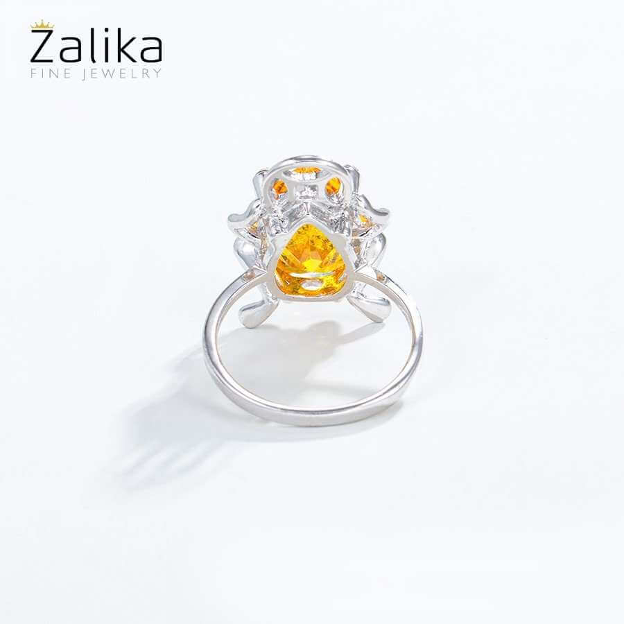 Lucky Coin Froggy Stone Ring