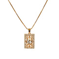Traditional ALLAH Necklace with Zircons