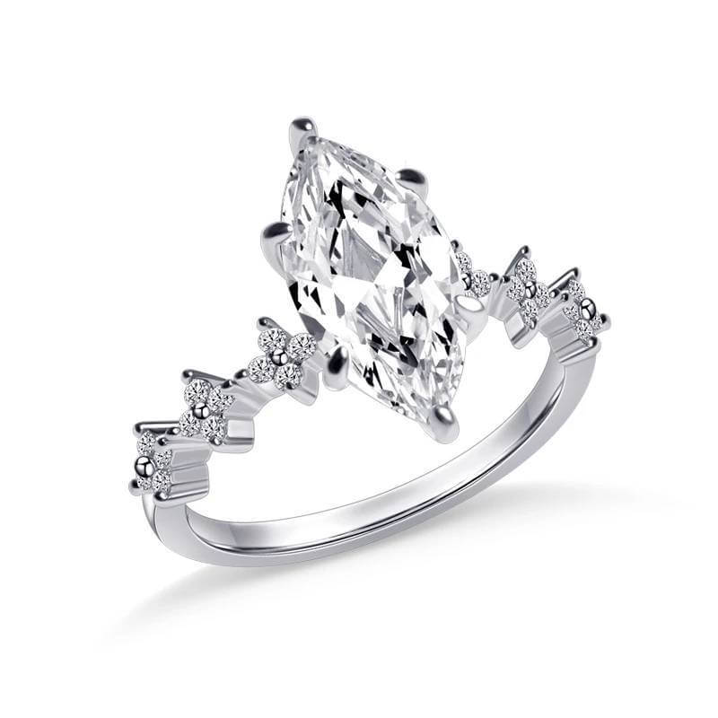 Marquise Cut CZ Stone Rings