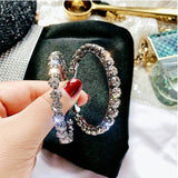 Classique Diamond Crystal Earrings