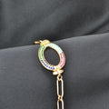 Elsa Gold Plated Chain Bracelet