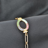 Elsa Gold Plated Chain Bracelet
