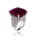 Red Large Stone Ring