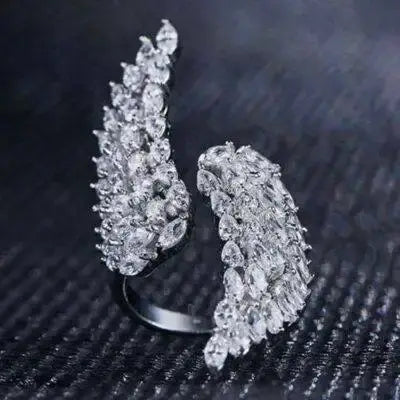 Adjustable Angel Wing Ring