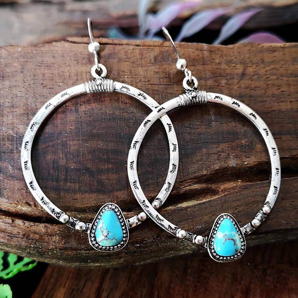 Ethnic Big Circle Earrings