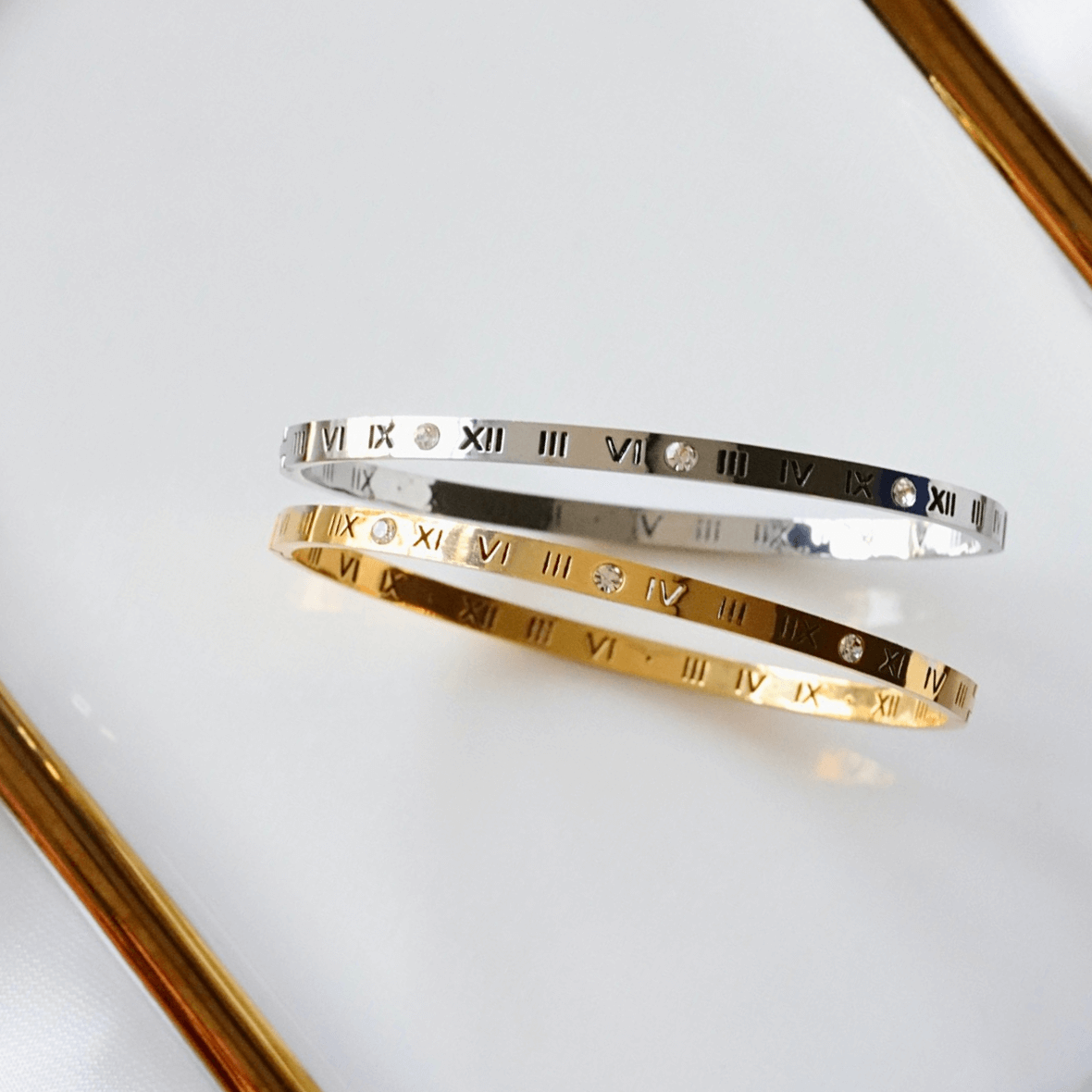 Roman Numeral Bangles