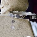Midnight Chic LV Bangle