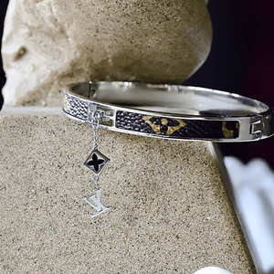 Midnight Chic LV Bangle