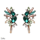 Big Crystal Dangle Earrings