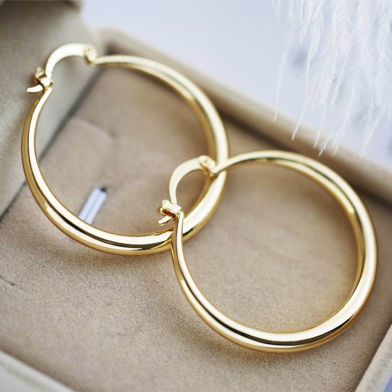 Large Circle Earrings