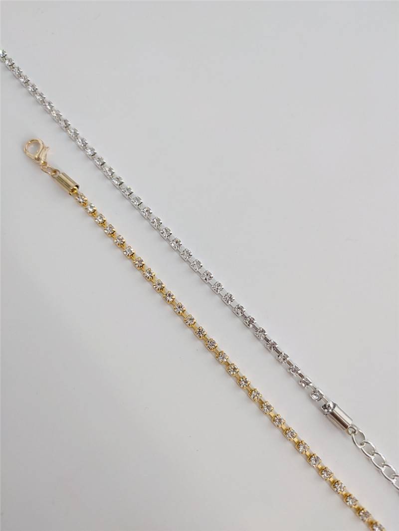 Bling Rhinestone Diamond Chain Anklet