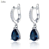 Blue stylish crystal Earrings