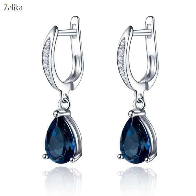 Blue stylish crystal Earrings
