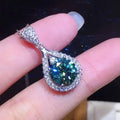 Green Cubic Zirconia Necklace
