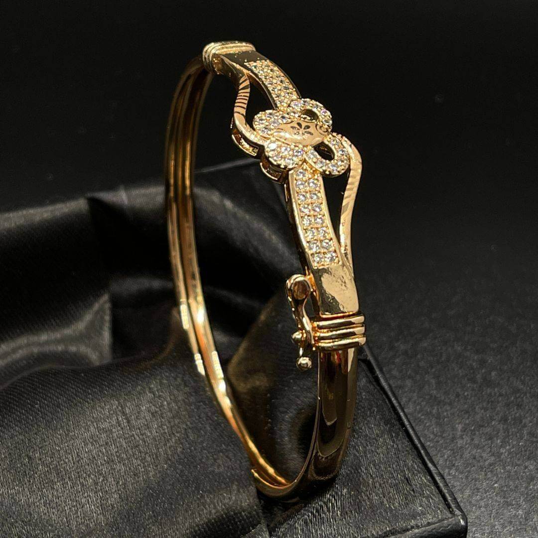 Crystal Butterfly Bangle