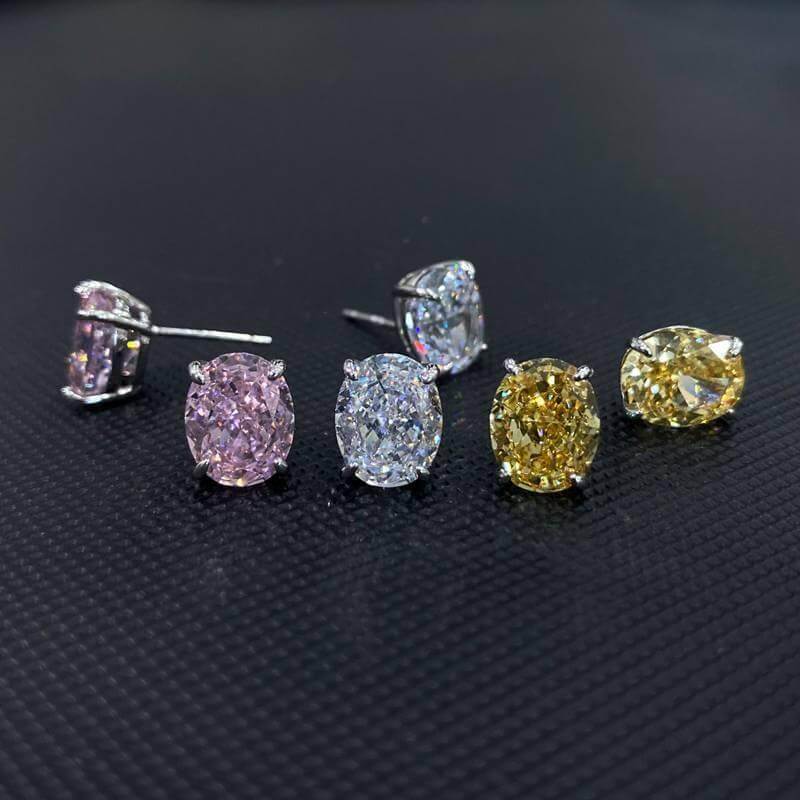 Oval Cubic Zirconia Earring
