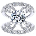 fashion silver rings for women