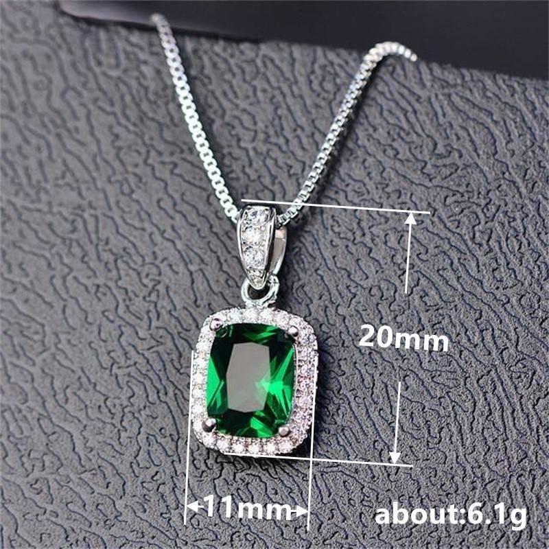 Dainty Bling 3 Colors Crystal Zircon Necklace