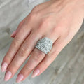 Royal Sparkle Zircon Ring Set