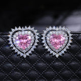 Double Heart Sweet Earrings