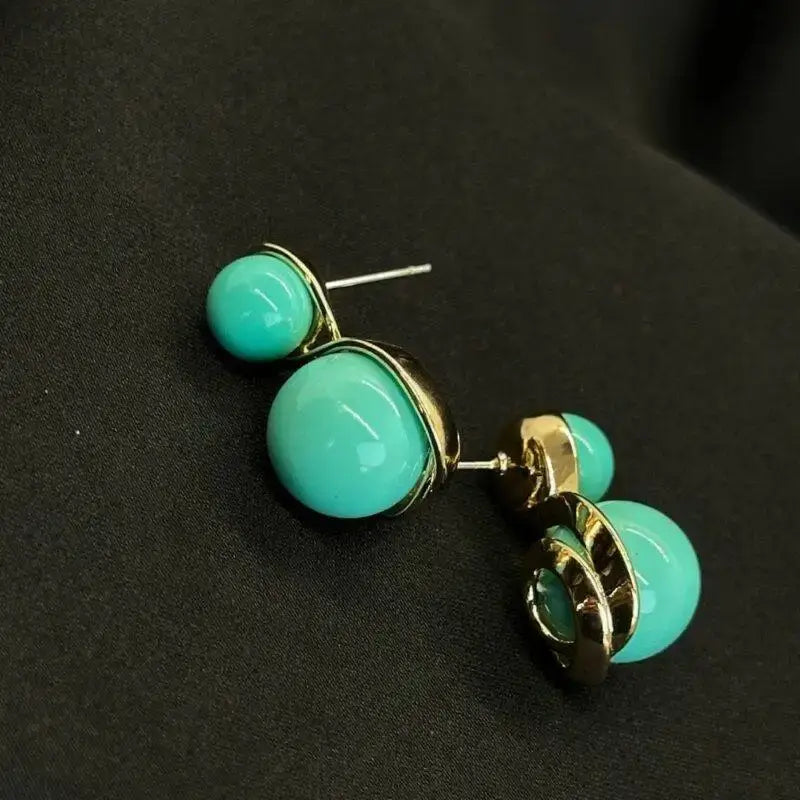 Double Pearl Earrings