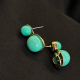 Double Pearl Earrings
