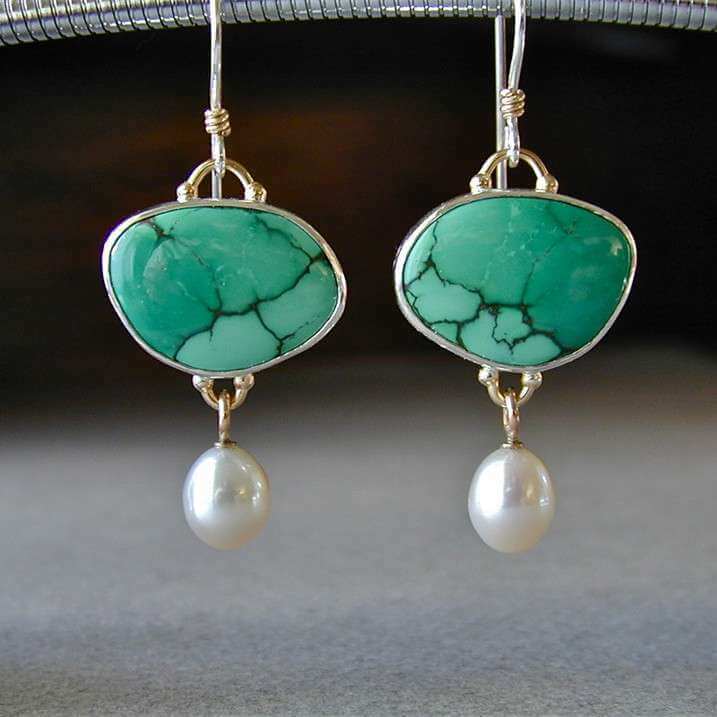 Ethnic Geometric Dangle Earrings for girls