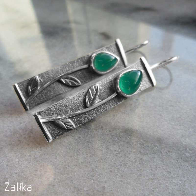Ethnic Rectangle Retro Earrings