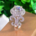 Exquisite Brilliant Cut Cubic Zircon Ring