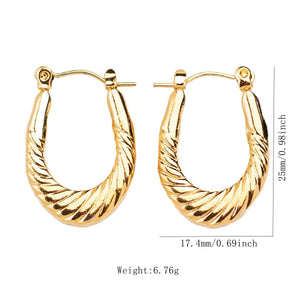 gold plated hoops