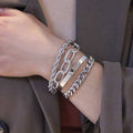 Punk Twisted Adjustable  Bracelets