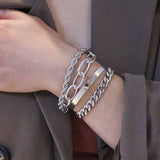 Punk Twisted Adjustable  Bracelets