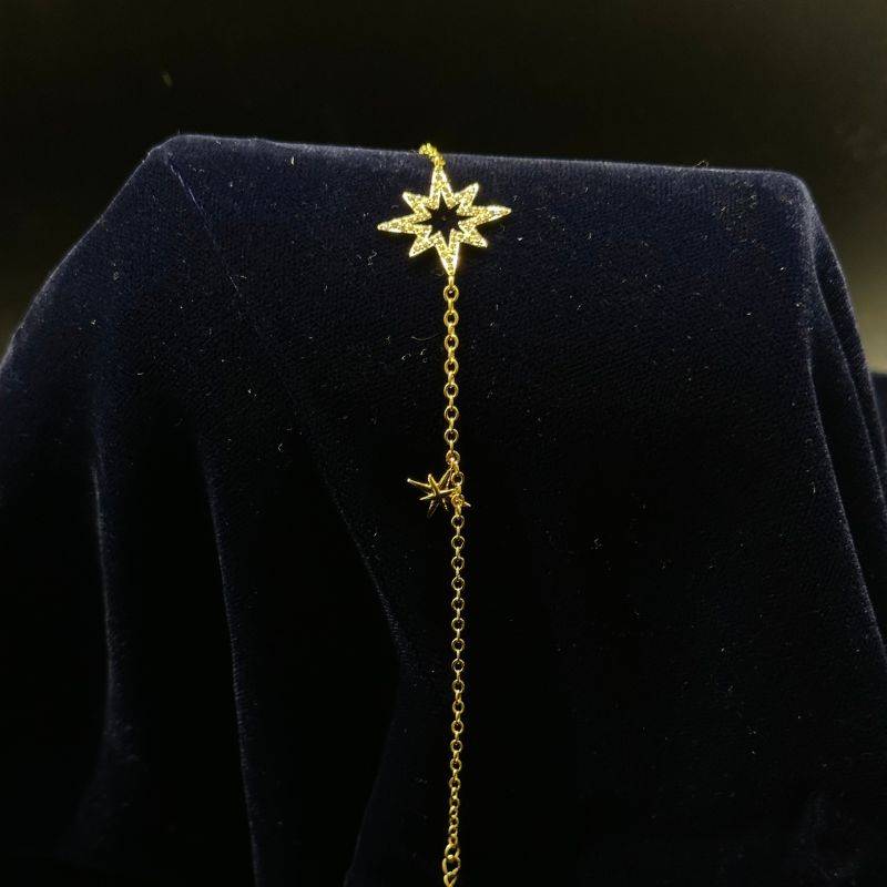 Galaxy Star 18k Gold Plated Bracelet