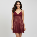 Short Lace Nighty With Panty