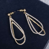 Geometric Long Drop Earrings