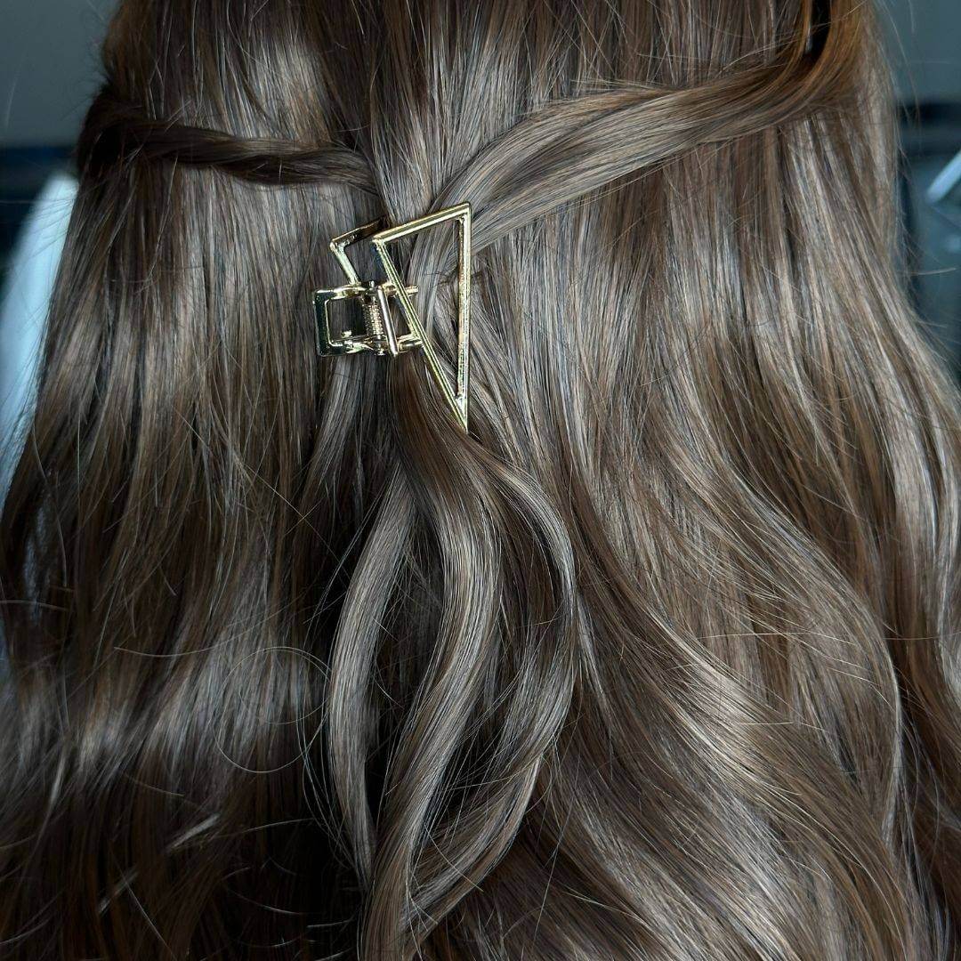 Gold Triangular Hair Clip