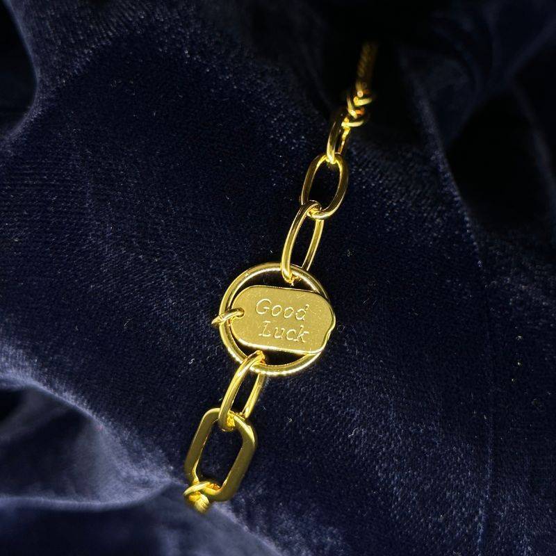 Good luck Charm 18k Gold Plated Bracelet