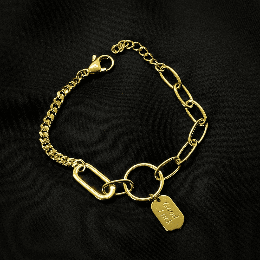 Good luck Charm 18k Gold Plated Bracelet