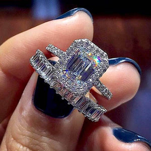 emerald cut engagement ring for women