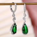 Delicat Pear Silver Plated Earring