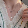 Lucky Tassel Clavicle Chain Necklace