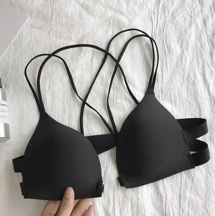 Seamless padded bra